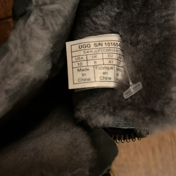 UGG Abree 1016548 Women Mini Ankle Gray Suede Boots, Size 10 - Picture 3 of 11